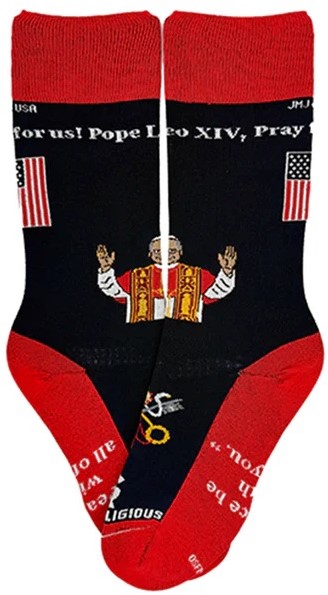 Pope Leo XIV Socks